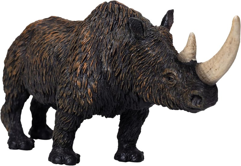 MOJO - Wool Rhino | Hand Painted Toy Figure | Prehistoric Life Collection | Lifelike & Highly Detailed | Designed in the UK - Image 2